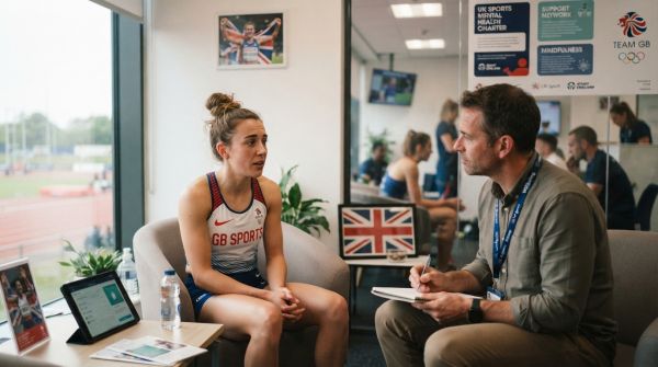 How are UK sports organizations addressing mental health in athletes?