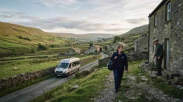 What are the key health challenges facing rural communities in the UK?