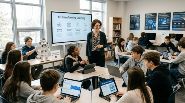 What impact does technology have on the UK's education system?